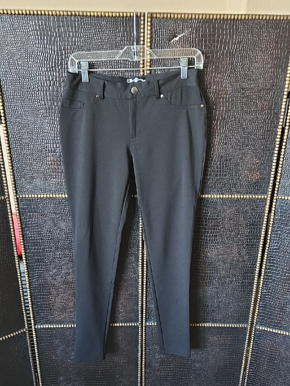 Ambiance Black Women's Ponte Pants